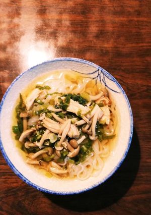 鶏ハムと野菜、キノコの和風フォー麺☆★-レシピのメイン写真