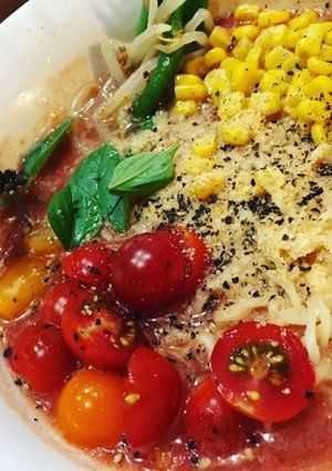 【農業女子】簡単！とまとラーメン-レシピのメイン写真