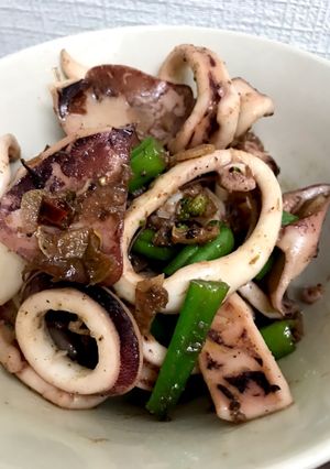 イカ焼き お弁当に 残り汁は炒飯に！-レシピのメイン写真