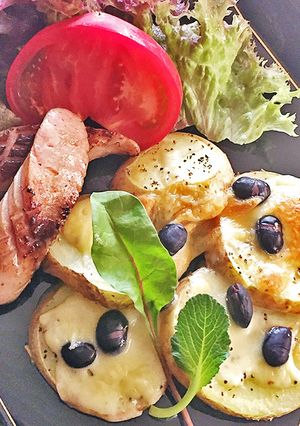 黒豆とじゃがいものオーブン焼き-レシピのメイン写真