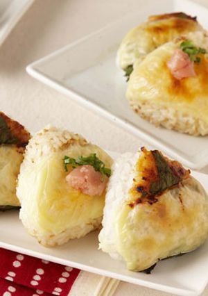 大葉味噌チーズと明太チーズの焼おにぎり-レシピのメイン写真