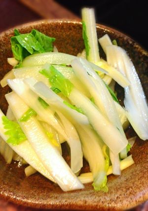 やみつきになる！セロリの浅漬け-レシピのメイン写真