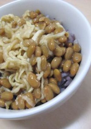 戻して混ぜるだけ☆切り干し納豆丼-レシピのメイン写真