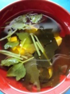 豆腐とみつばのすまし汁-レシピのメイン写真