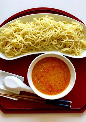 息子の大好物♪♪担々つけ麺のつけ汁-レシピのメイン写真