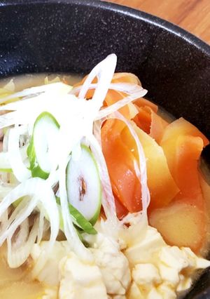 クイック5分煮込み♬豆乳鶏白湯スープ-レシピのメイン写真