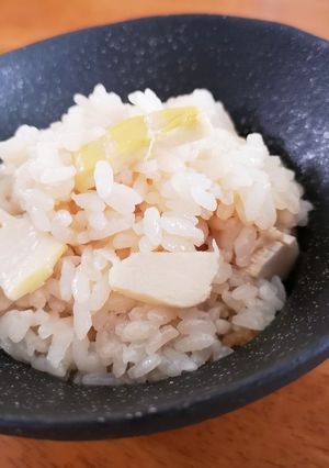 ポリ袋で湯煎♥️たけのこおこわ-レシピのメイン写真