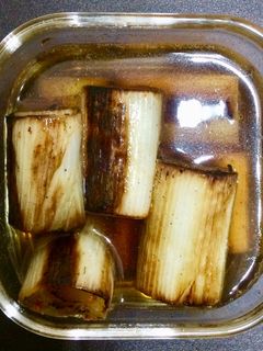簡単フライパンで焼きネギの煮浸し-レシピのメイン写真