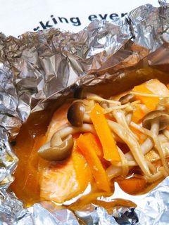 簡単☆野菜も美味しい鮭のホイル焼き-レシピのメイン写真