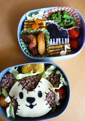 キャラ弁　のだめマングース編-レシピのメイン写真