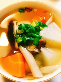 ♪たっぷり根菜の和風スープ♪-レシピのメイン写真