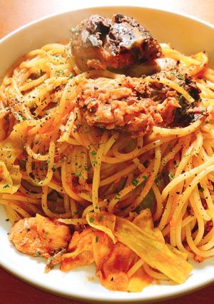 鯖缶ナポリタン-レシピのメイン写真