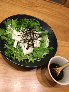 シャキシャキ長芋と水菜のサラダ-レシピのメイン写真