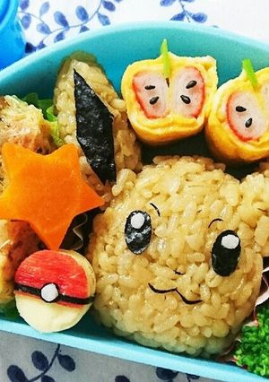 朝でも楽チン 簡単 イーブイ弁当-レシピのメイン写真