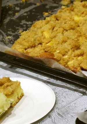 クランブルたっぷり！ドイツのりんごケーキ-レシピのメイン写真