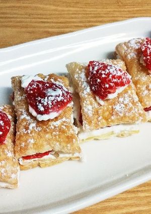 ミニいちごパイ-レシピのメイン写真