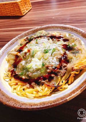 鍋の残りであんかけ焼きそば-レシピのメイン写真