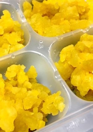 パプリカとさつまいものマッシュ〜離乳食-レシピのメイン写真