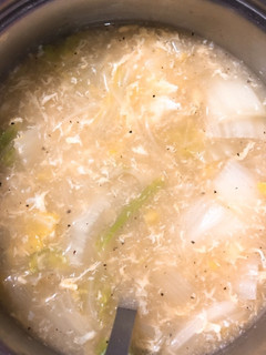 白菜と卵のスープ-レシピのメイン写真