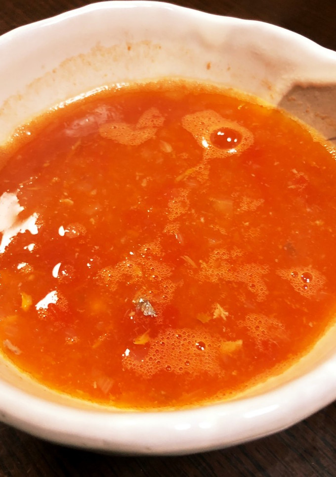【簡単】サバ缶とトマト缶で即席スープ-レシピのメイン写真