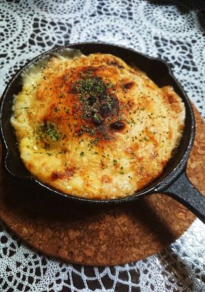スキレットで長芋のトロトロチーズ-レシピのメイン写真