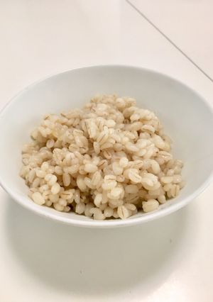 圧力鍋で簡単！モチモチ！もち麦 ごはん-レシピのメイン写真