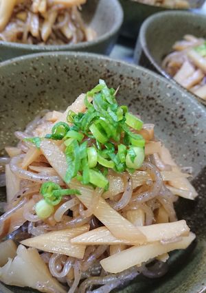 糸こんにゃくとメンマ 大葉にんにく醤油で-レシピのメイン写真