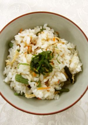 山菜ごはん-レシピのメイン写真