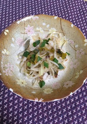 新玉とお漬物でさっぱり和えもの-レシピのメイン写真