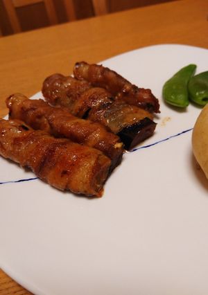 茄子の豚バラ巻き-レシピのメイン写真