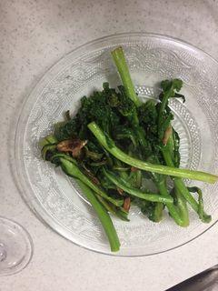 菜の花のペペロンチーノ-レシピのメイン写真