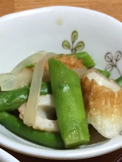 アスパラガスとちくわのさっと煮-レシピのメイン写真