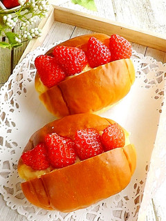 すぐに出来ちゃう♪イチゴロール♡-レシピのメイン写真