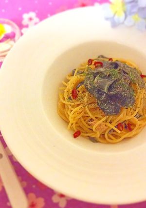 わかめとツナの豆乳クリームパスタ-レシピのメイン写真