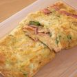 *ベーコンとねぎの卵焼き*
