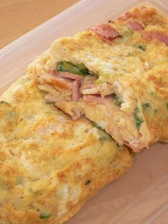 *ベーコンとねぎの卵焼き*-レシピのメイン写真