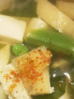わかめ・豆腐・油揚げ+旬の2品お味噌汁-レシピのメイン写真
