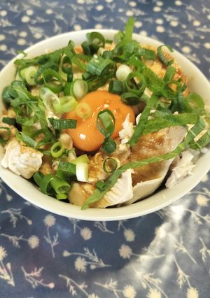 こだわり玉子の生親子丼(わさび醤油)-レシピのメイン写真