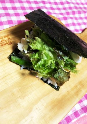 しらたきたっぷりご飯でおにぎりバーガー-レシピのメイン写真