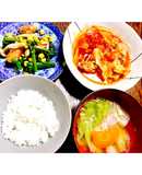はなっこりーとウインナーの炒め物