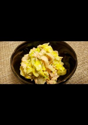 春キャベツとツナのお好み焼き風サラダ-レシピのメイン写真