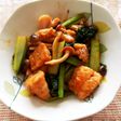 *小松菜とタラしめじのコチュジャン炒め*