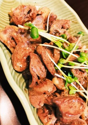 おつまみ簡単ハツ焼き-レシピのメイン写真