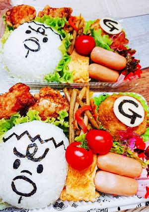 ジャイアン キャラ弁♪♪簡単♪♪-レシピのメイン写真
