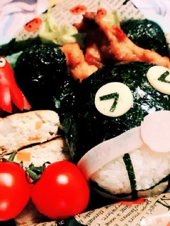 バイキンマン キャラ弁♪♪-レシピのメイン写真