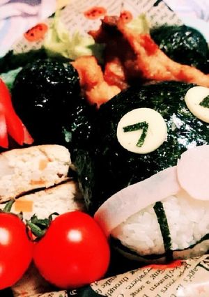 バイキンマン キャラ弁♪♪-レシピのメイン写真