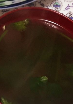 パクチーの中華スープ きのこいり-レシピのメイン写真