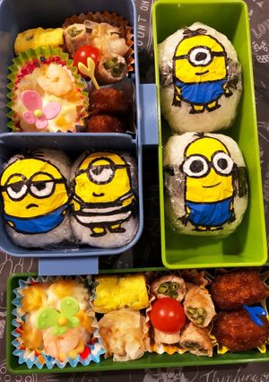 小学生兄妹のお弁当〜！-レシピのメイン写真