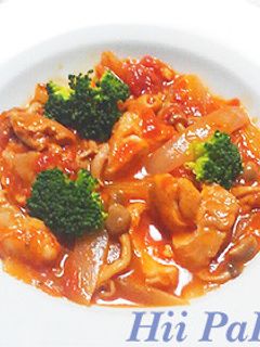 チキンのトマトソース煮込み-レシピのメイン写真