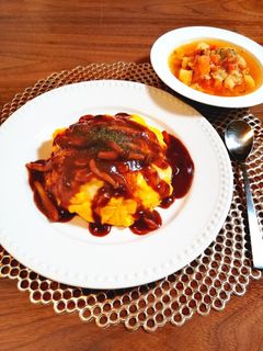 お家でレストラン♪ふわとろオムライス-レシピのメイン写真